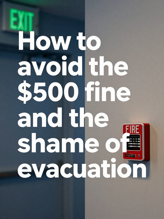 How to avoid the $500 fine and the shame of evacuation