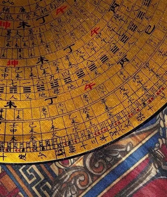 Traditional Feng Shui Luo Pan compass with Bagua and Five Elements markings for energy alignment.