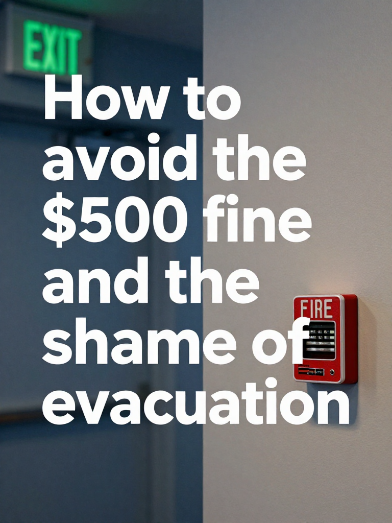 How to avoid the $500 fine and the shame of evacuation