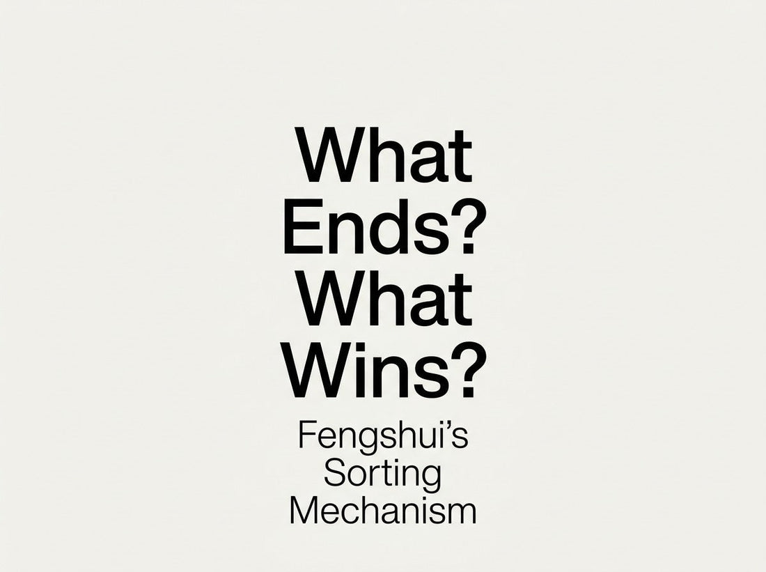 Fengshui’s Sorting Mechanism ｜ MoNian Life