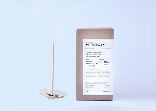 Monian Earth Series - Mountain Incense | Sandalwood Ritual for Qi Alignment