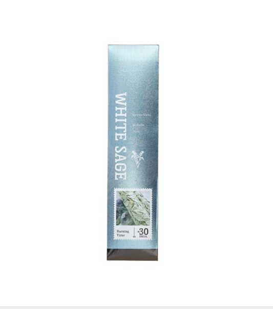 Peruvian White Sage Incense Sticks - Handcrafted Cleansing Aroma for Purification
