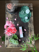 All-in-One Incense Gift Set — 6 × 2 Travel Sampler & Pink Glass Dish｜ScentPause