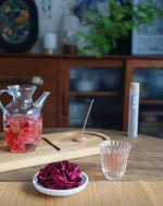 All-in-One Incense Gift Set — 6 × 2 Travel Sampler & Pink Glass Dish｜ScentPause