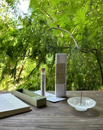 All-in-One Incense Gift Set — 6 × 2 Travel Sampler & Pink Glass Dish｜ScentPause