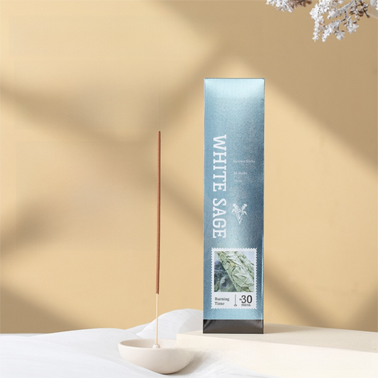 Peruvian White Sage Incense Sticks - Handcrafted Cleansing Aroma for Purification