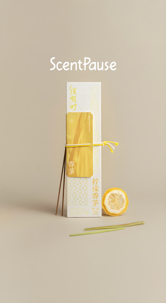 ScentPause Premium  Lemongrass Incense Sticks ｜Monian