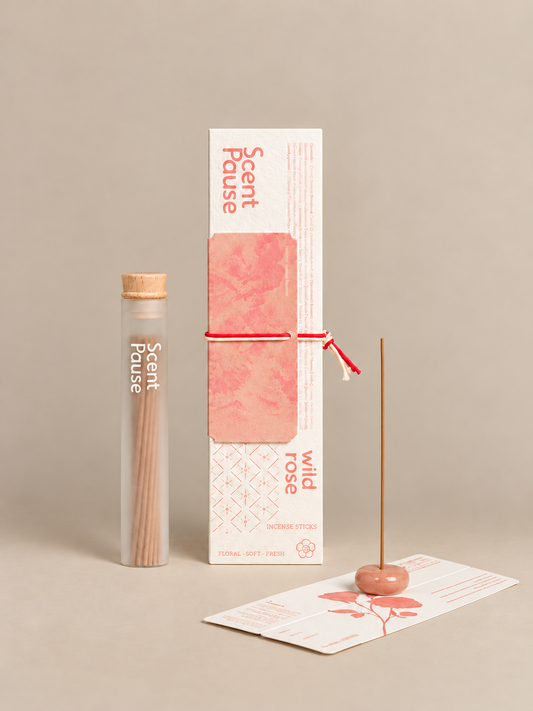 Wild Rose Path Incense Sticks ｜ScentPause x MONIAN Premium Selected